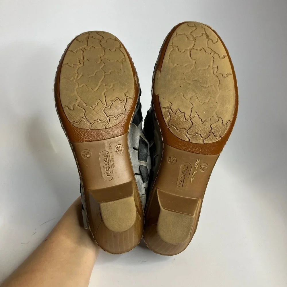 Rieker gray woven
